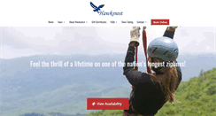 Desktop Screenshot of hawksnestzipline.com